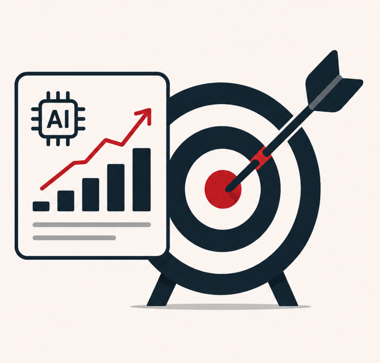 Minimal illustration of AI metrics becoming a target